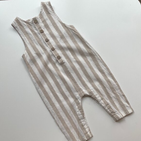 Rylee + Cru Other - Rylee + Cru Sleeveless Striped Romper